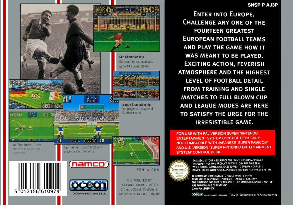 Back cover, with screenshots and feature copy