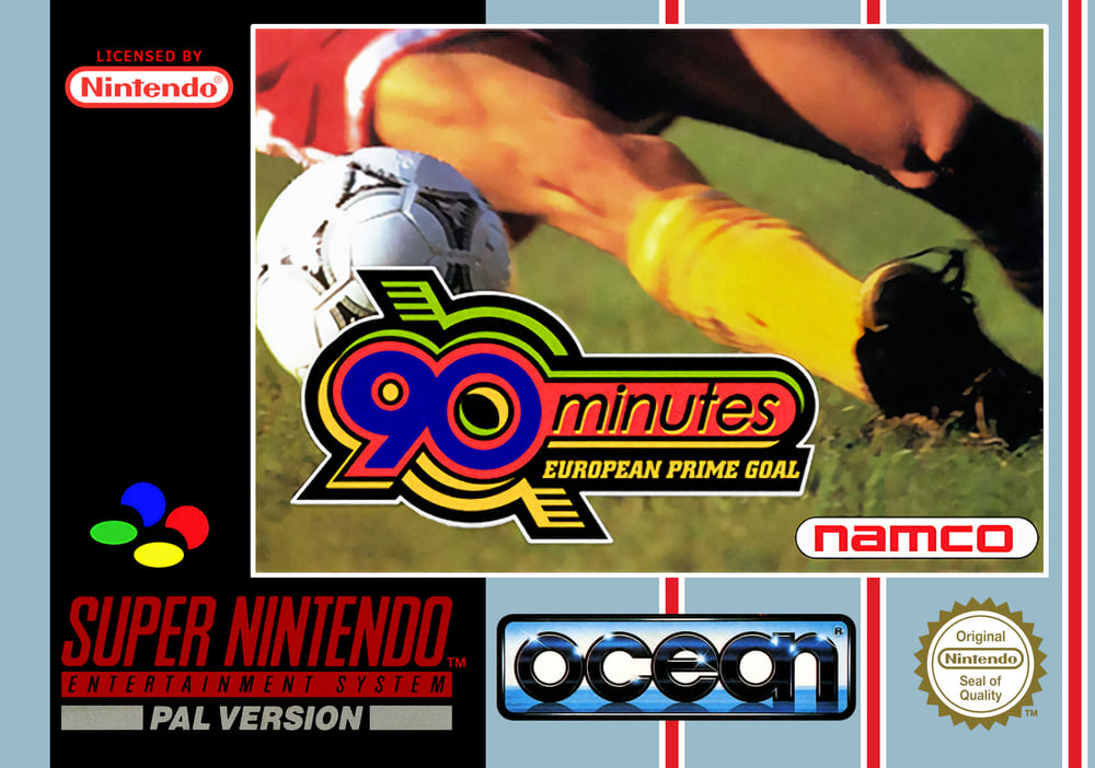 90 Minutes: European Prime Goal, PAL front cover