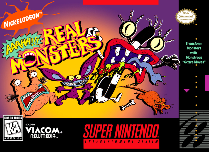 Aaahh!!! Real Monsters, front cover