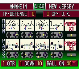 The play book screen