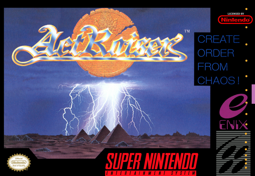 ActRaiser, front cover