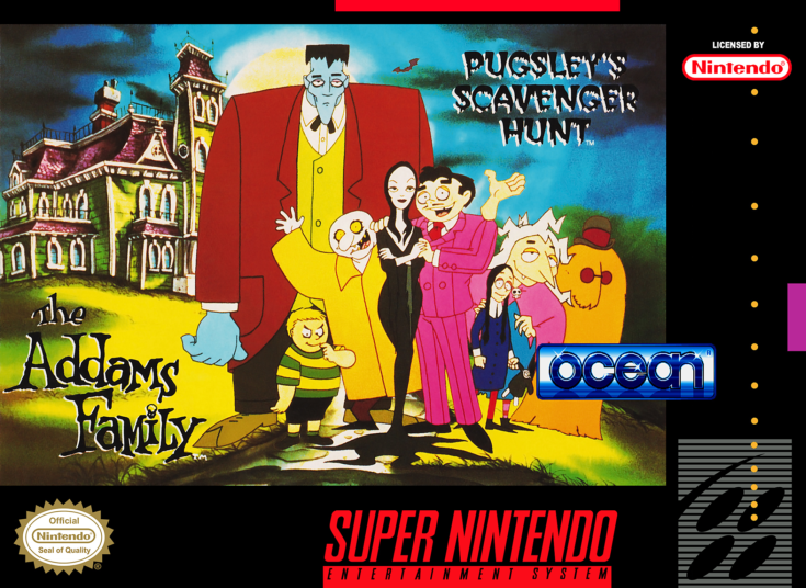 Addams Family: Pugsley's Scavenger Hunt, front cover