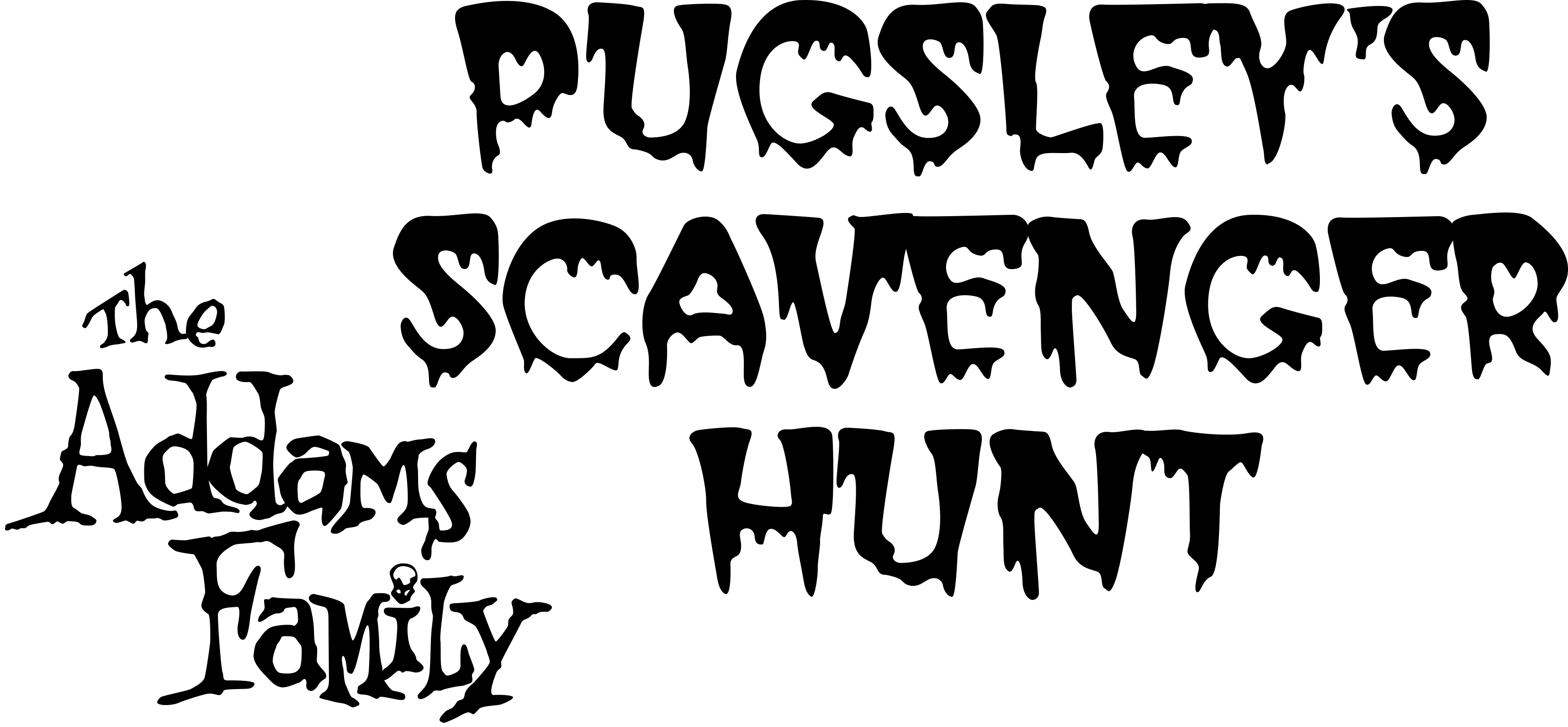 Addams Family: Pugsley's Scavenger Hunt logo