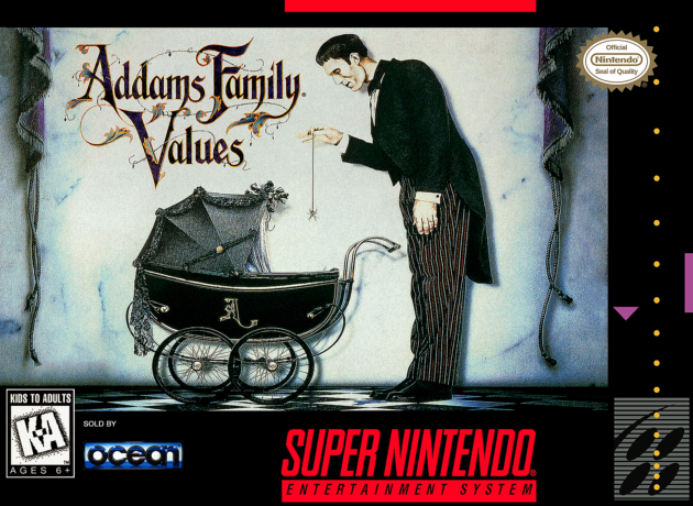 Addams Family Values, front cover