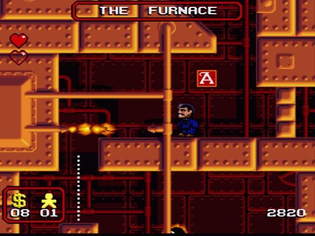 The furnace level