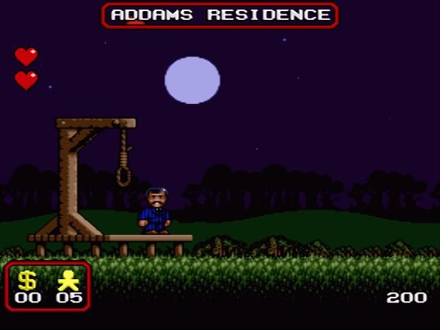 The gallows area