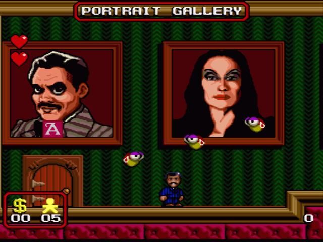 One of the family portraits in the mansion