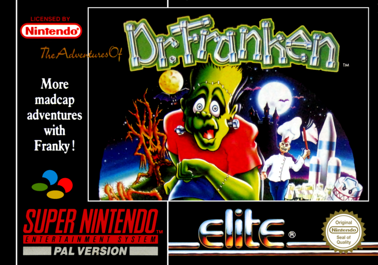 The Adventures of Dr. Franken, EU front cover