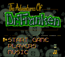 The Adventures of Dr. Franken title screen