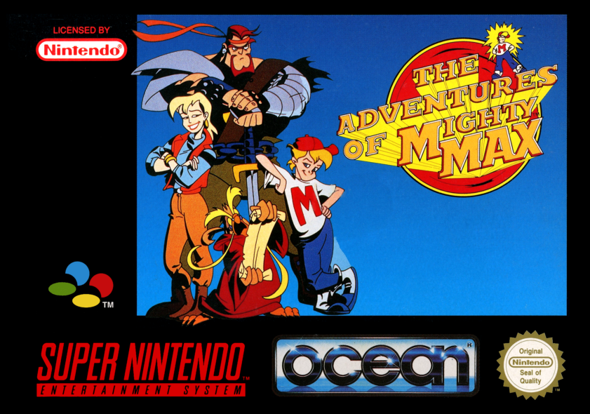 Adventures of Mighty Max, EU front cover
