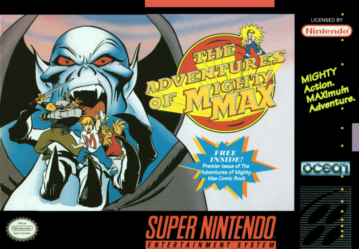 Adventures of Mighty Max, US front cover