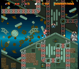 A space level in Adventures of Mighty Max