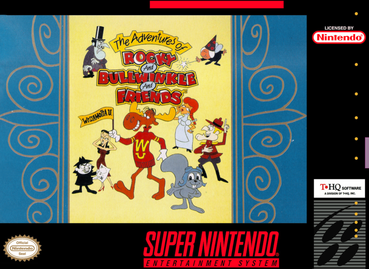 The Adventures of Rocky and Bullwinkle and Friends, front cover