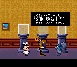 A moment of wit from the game