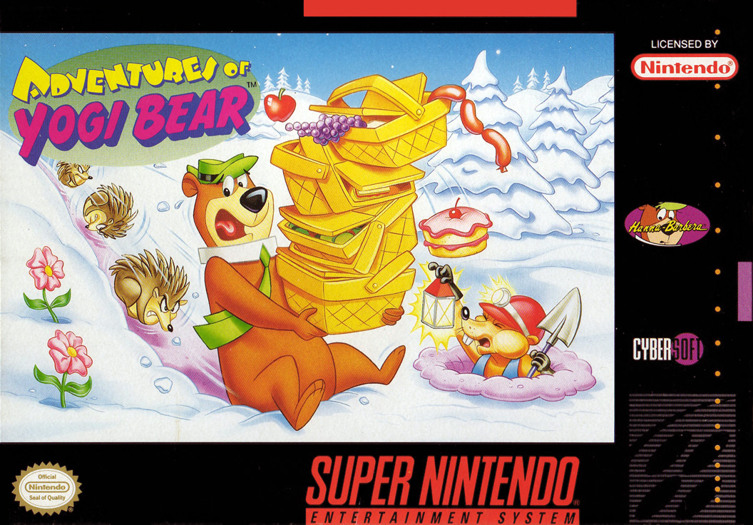 Adventures of Yogi Bear, US front cover