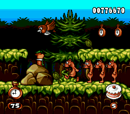 One of the game's ice levels