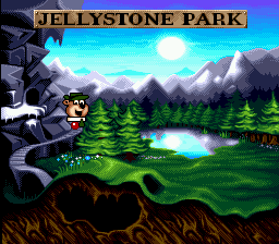 The map of Jellystone Park