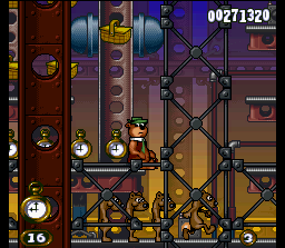 The parallax scrolling construction site level